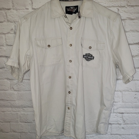 Harley-Davidson Other - Vintage Harley Davidson Button Down Shirt Size XL